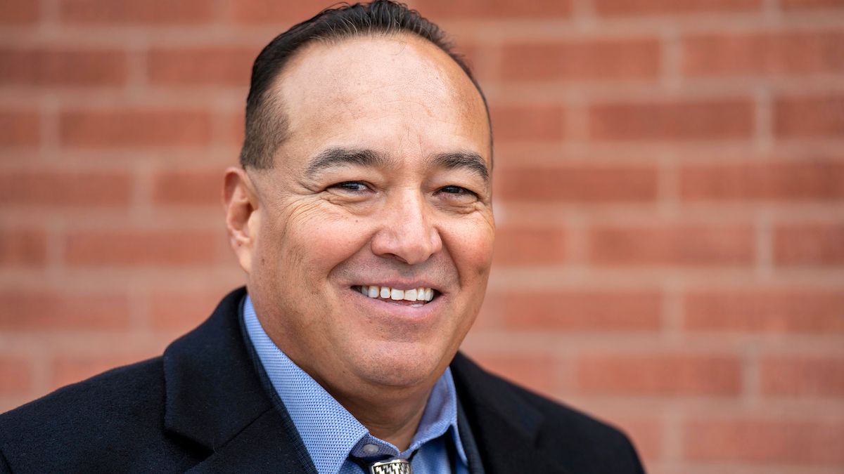 This is a headshot of Quincy Natay, superintendent of Chinle Unified School District in Arizona.