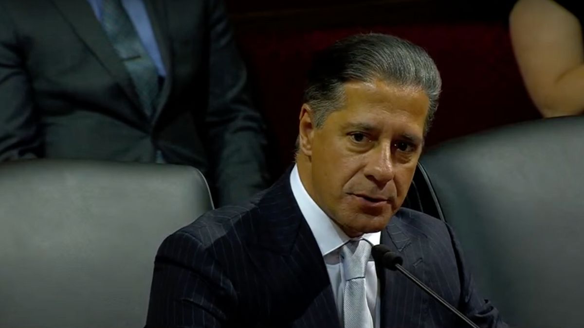 LAUSD Superintendent Alberto Carvalho speaks at a city council meeting in May.
